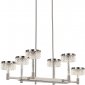 Подвесная люстра DeLight Collection Diamond cut MD21020075-6B satin nickel