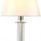 Настольная лампа Crystal Lux Nicolas LG1 Nickel/White