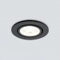Встраиваемый светодиодный светильник Elektrostandard 15272/LED черный a056031