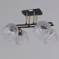 Люстра на штанге ILLUMICO  IL0794-4CSQ-25BKAB ELITE