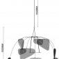 Подвесной светильник Wertmark Palma WE520.03.713