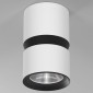 Потолочный светодиодный светильник Elektrostandard Kayo 25049/LED 12W 4000К белый/черный a064731