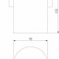 Накладной светильник Elektrostandard Slim Magnetic a063496