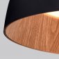 Потолочный светильник 020 C0207-500A black/wood