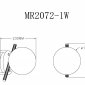 Настенный светильник Francis MR2072-1W