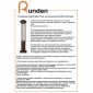 Наземный низкий светильник Runden Колонна II V10181