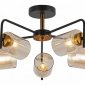 Потолочная люстра Illumico IL8248-5COU-79 BK GD