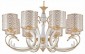 Подвесная люстра Arte Milano Florentia-1237 301237/8 Wh/Gd
