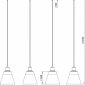Подвесной светильник Moderli Brizzi V2781-3P