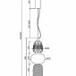 Подвесной светильник Pattern MOD267PL-L28G3K