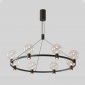 Подвесная люстра Crystal Lux Duet DUET SP56W LED BLACK
