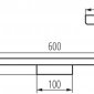 Светильник для зеркал в ванную Kanlux ASTEN IP44 12W-NW-B 26684