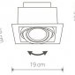 Встраиваемый светильник Nowodvorski Downlight 9573