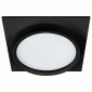 Светильник встраиваемый Feron DL705 потолочный GX70 черный квадрат IP44 51108