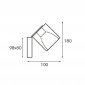 Настенный светильник Italline MRC0821W-1 black