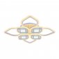 Потолочная светодиодная люстра Profit Light 8439/4+4A WHT