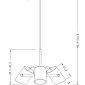 Подвесной светильник Freya Elori FR4004PL-03BBS