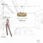 Подвесной светильник LOFT IT Escama 10396/1000C