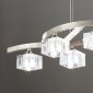 Подвесной светильник Mantra Cuadrax Sn Optical Glass 1115