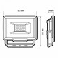 Настенно-потолочный прожектор Jazzway  PFL- C3 50w  6500K IP65