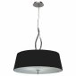 Подвесная люстра Mantra Ninette Chrome - Black Shade 1912