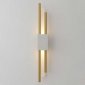 Бра Crystal Lux CARTA AP6W LED WHITE/BRASS