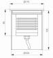 Встраиваемый светодиодный светильник Arlight LTD-GROUND-R110-15W Day4000 033578