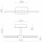 Подсветка для картин Favourite Insight 4016-1W