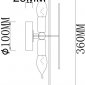 Настенный светильник Wertmark Palma WE520.02.711