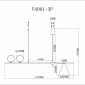 Подвесная люстра Moderli Holly V4001-3P