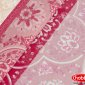 Постельное белье с орнаментом «EMMA» в розовом цвете, евро, материал поплин