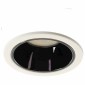 Светильник встраиваемый Feron DL3102 потолочный MR16 G5.3 белый + черный хром 51399