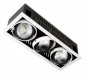 Встраиваемый светодиодный светильник Ambrella light Cardano T813 BK/CH 3*12W 4200K