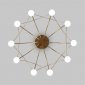 Потолочная светодиодная люстра Eurosvet Ragno 90031/10 LED золото