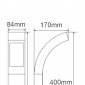 Наземный светильник Oasis Light W2144-400 S