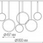 Подвесной светильник Olimpiya S111024/6 180W White
