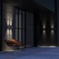 Уличный настенный светодиодный светильник Novotech Calle 358572