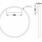 Настенный светильник Maytoni Rim MOD058WL-L35BS4K
