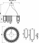 Подвесная люстра Zortes Amanda ZRS.30514.21