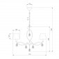 Подвесная люстра Eurosvet Salita 60091/8 перламутровое золото