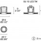 Точечный светильник Leucos SD 0000 879