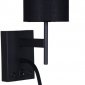 Бра Reluce 86210-9.2-001KT LED3W+E14 BK
