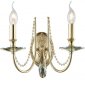 Бра Crystal Lux Victoria AP2 Gold/Amber