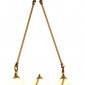 Подвесная люстра DeLight Collection KG1212P KG1212P-3 brass