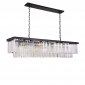 Подвесная люстра DeLight Collection 1920s Odeon KR0387P-12C/P black/clear