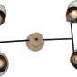Потолочная люстра Reluce 01492-0.3-04 BK+WOOD