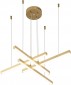 Подвесной светодиодный светильник Indigo Paralleli 14017/4P Gold V000086L