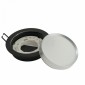 Светильник встраиваемый Feron DL507 потолочный GX53 черный + серебро круг 51355