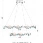 Подвесная люстра Ilana LE3036/1000-2K CH