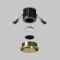 Точечный светильник Maytoni Round DL058-7W4K-BS